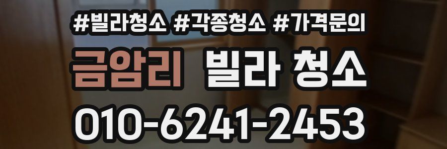 금암리 빌라 청소