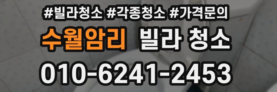 수월암리 빌라 청소