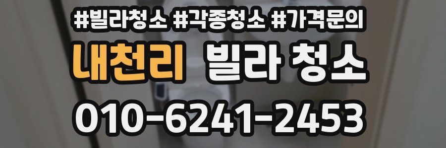 내천리 빌라 청소