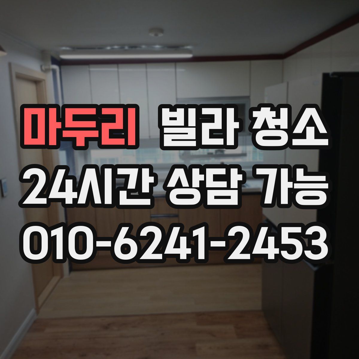 마두리 빌라 청소