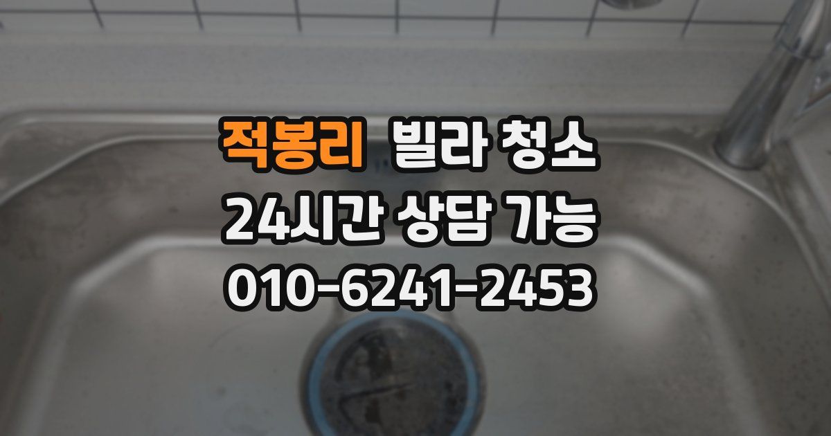 적봉리 빌라 청소