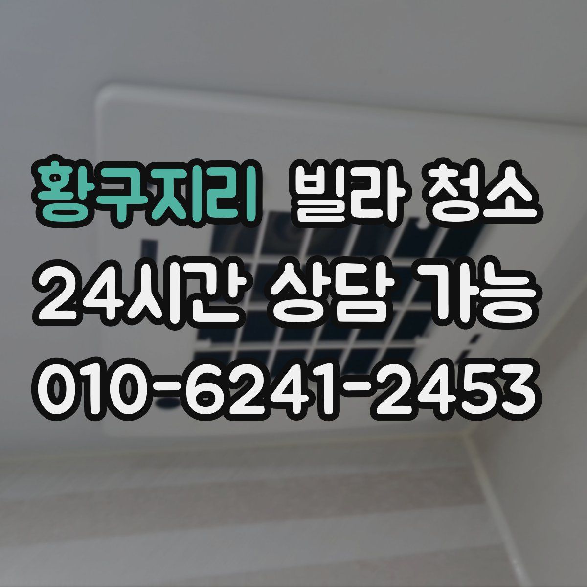 황구지리 빌라 청소