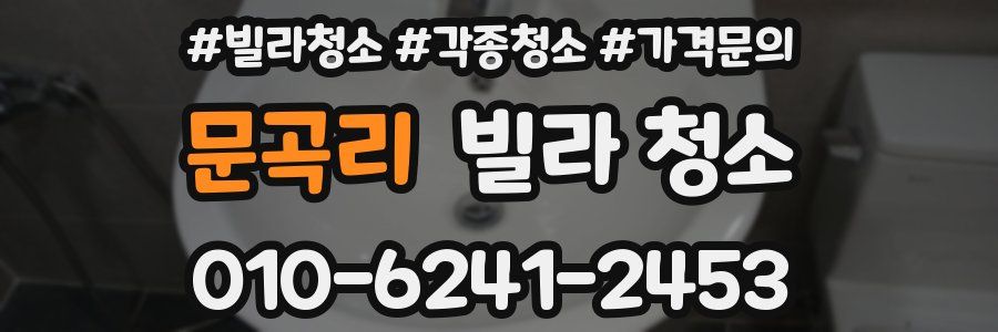 문곡리 빌라 청소