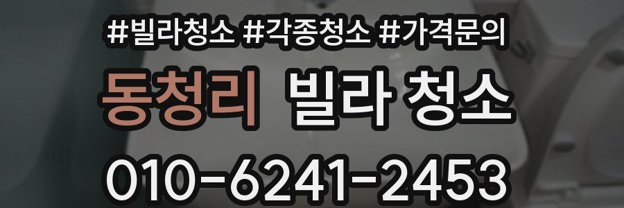 동청리 빌라 청소