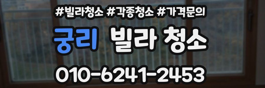 궁리 빌라 청소