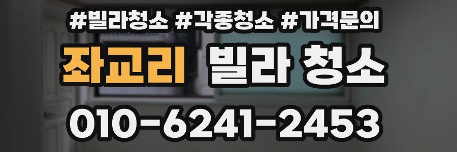 좌교리 빌라 청소