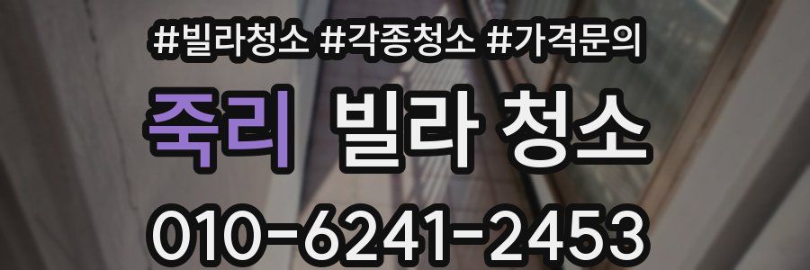 죽리 빌라 청소