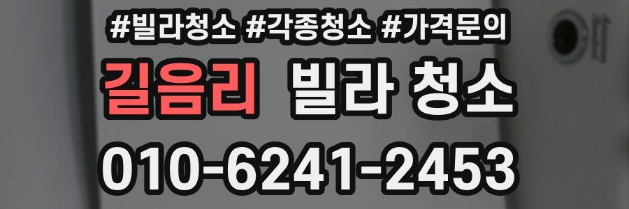 길음리 빌라 청소