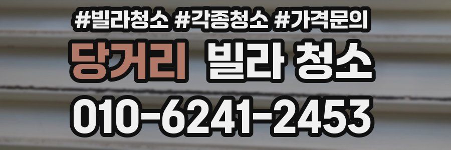 당거리 빌라 청소