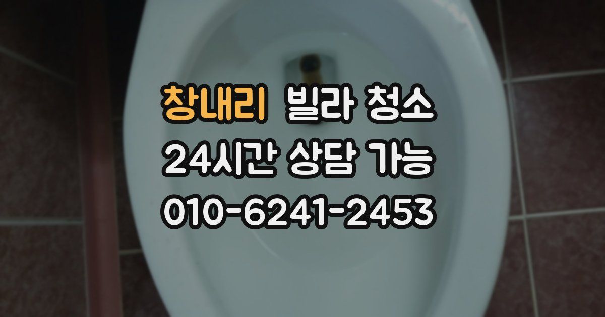 창내리 빌라 청소