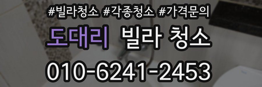 도대리 빌라 청소