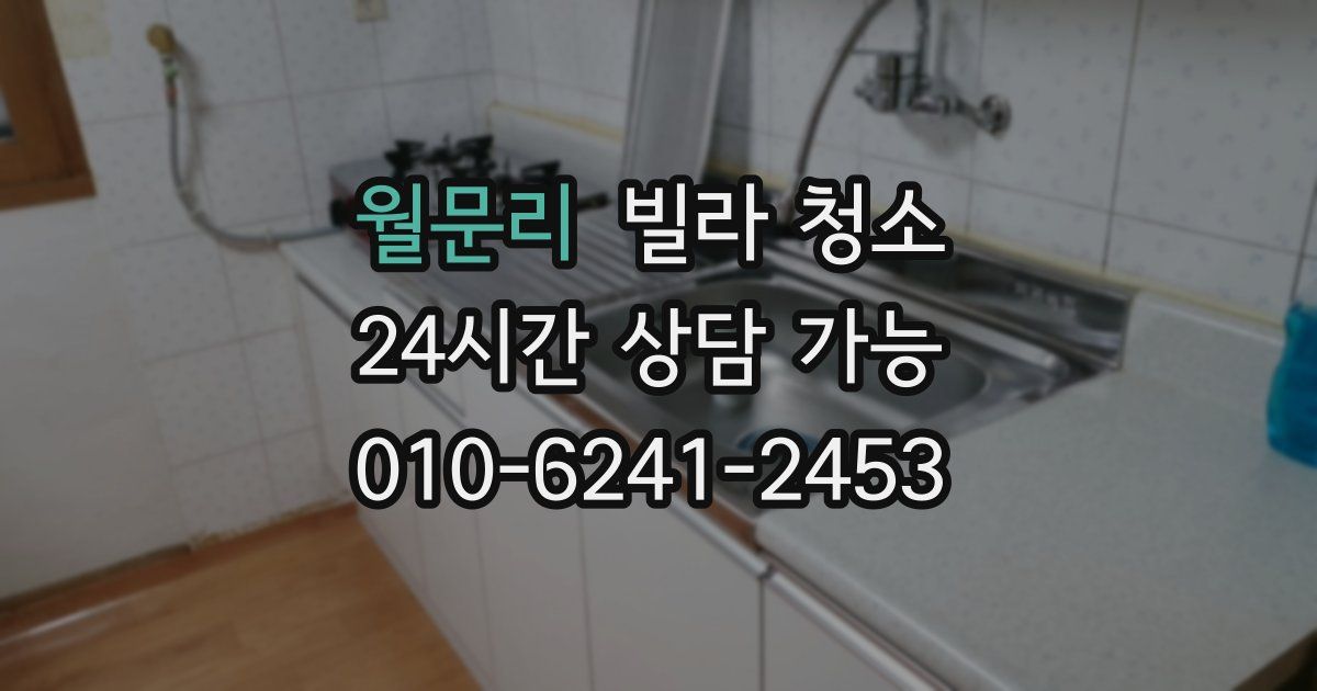 월문리 빌라 청소