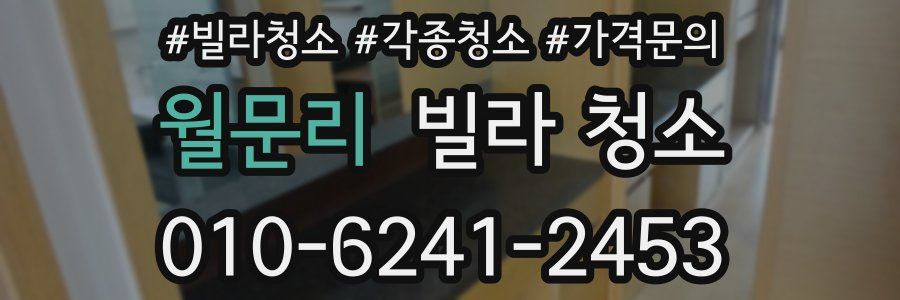 월문리 빌라 청소