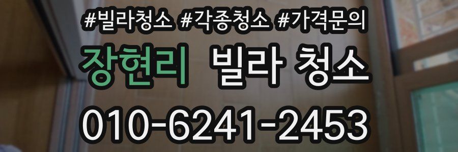 장현리 빌라 청소