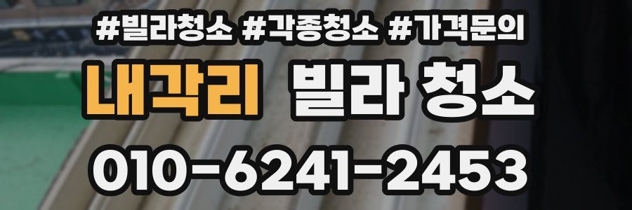 내각리 빌라 청소