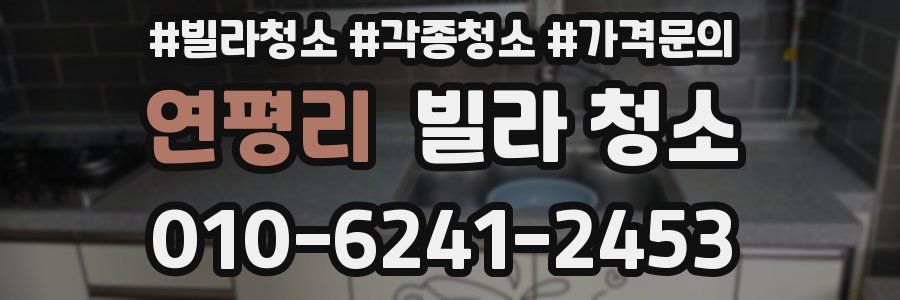 연평리 빌라 청소