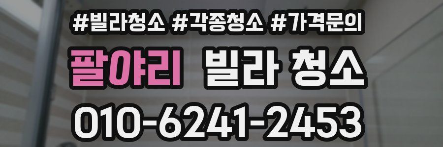 팔야리 빌라 청소