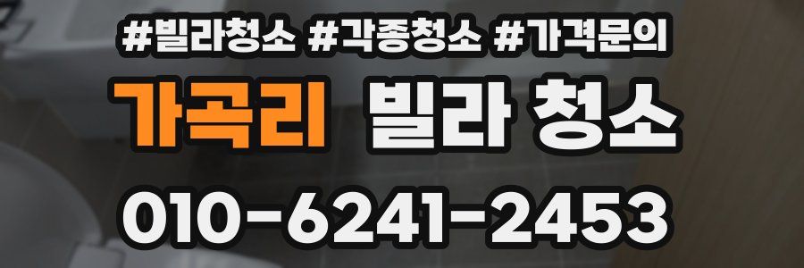 가곡리 빌라 청소