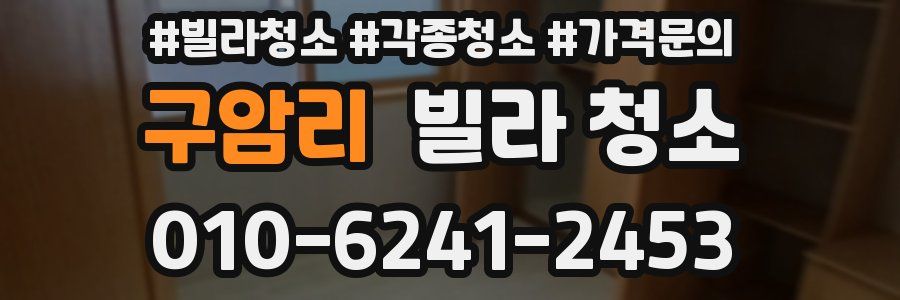 구암리 빌라 청소