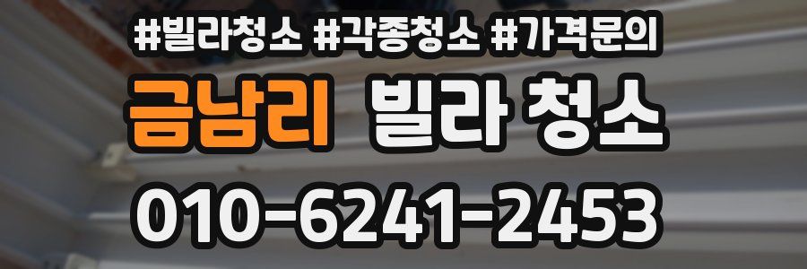 금남리 빌라 청소