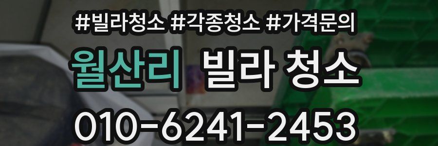 월산리 빌라 청소