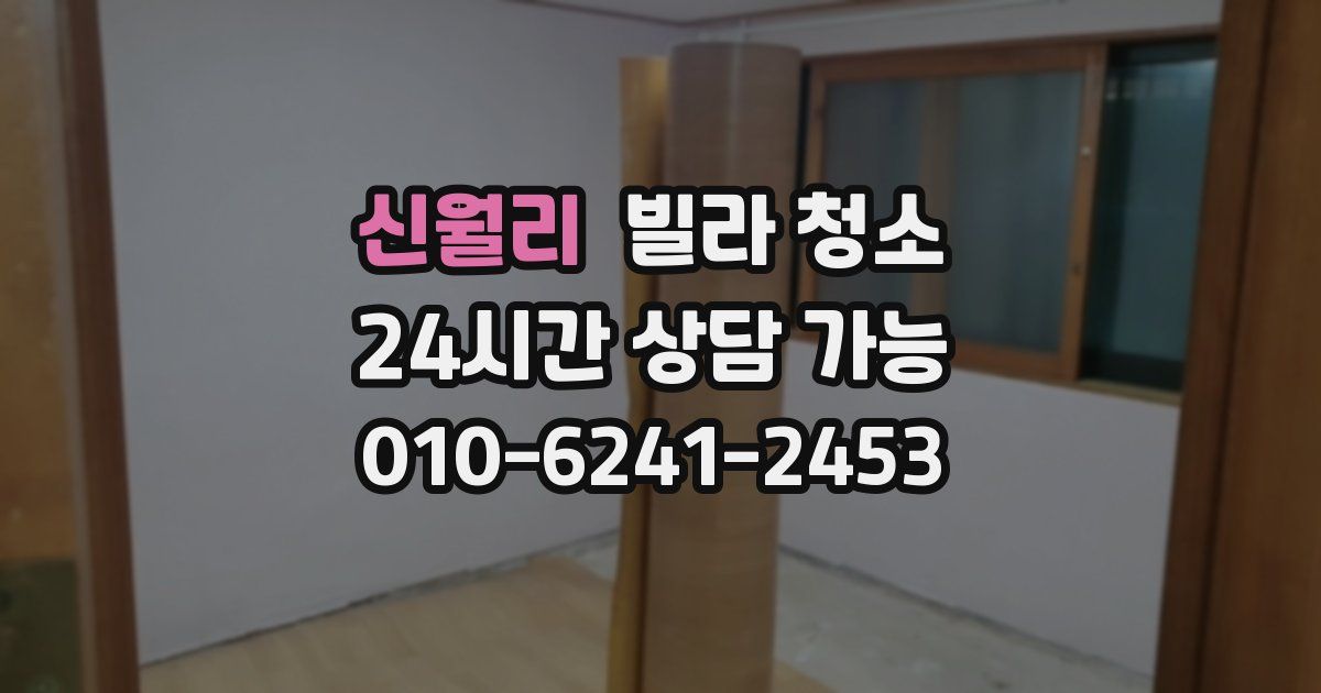 신월리 빌라 청소