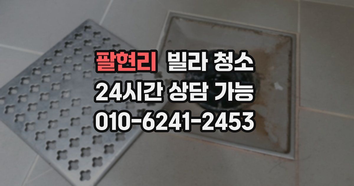 팔현리 빌라 청소