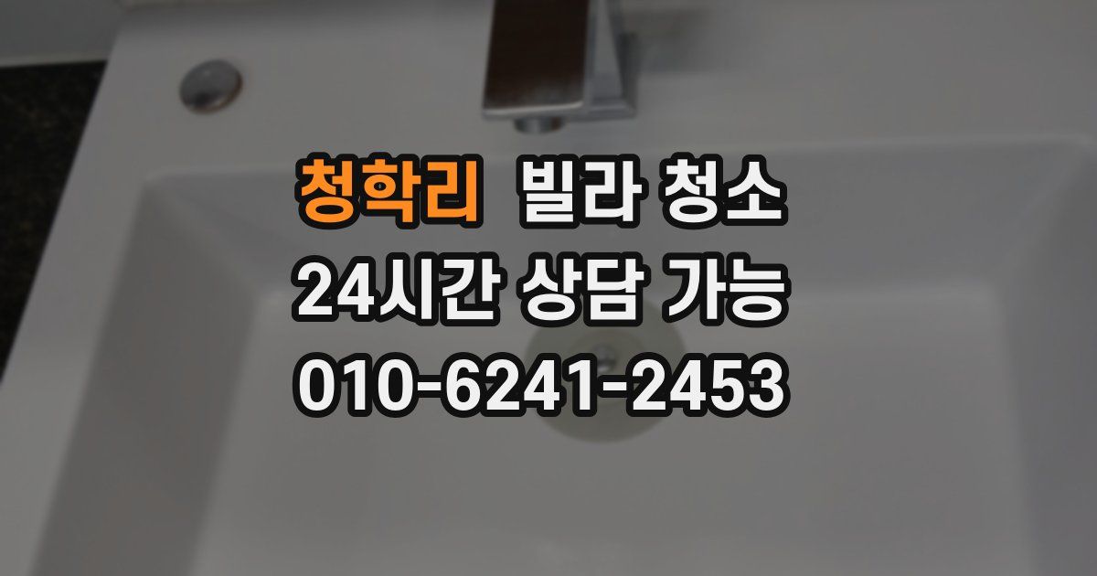 청학리 빌라 청소