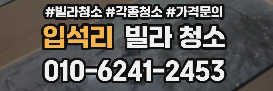 입석리 빌라 청소