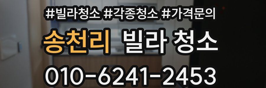 송천리 빌라 청소