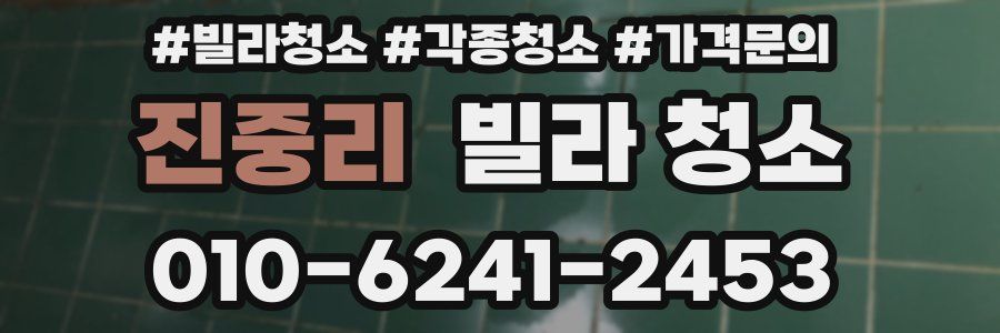 진중리 빌라 청소