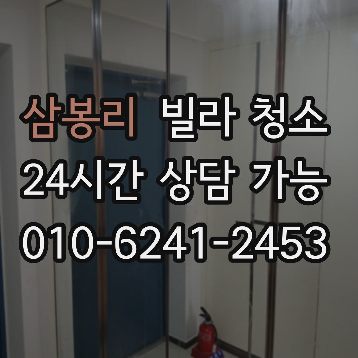 삼봉리 빌라 청소