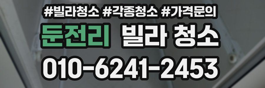 둔전리 빌라 청소