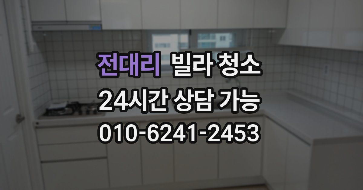 전대리 빌라 청소