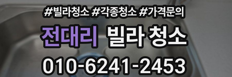 전대리 빌라 청소