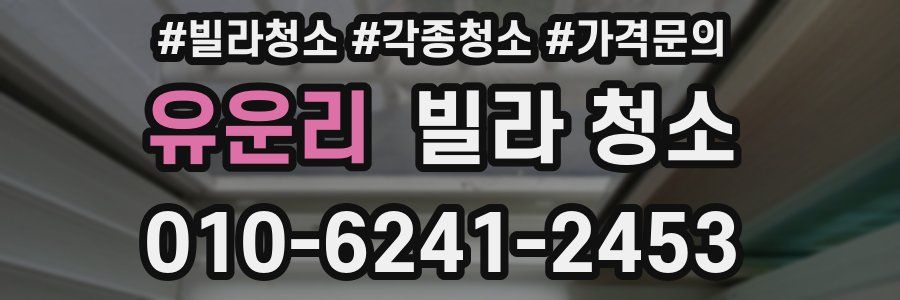 유운리 빌라 청소