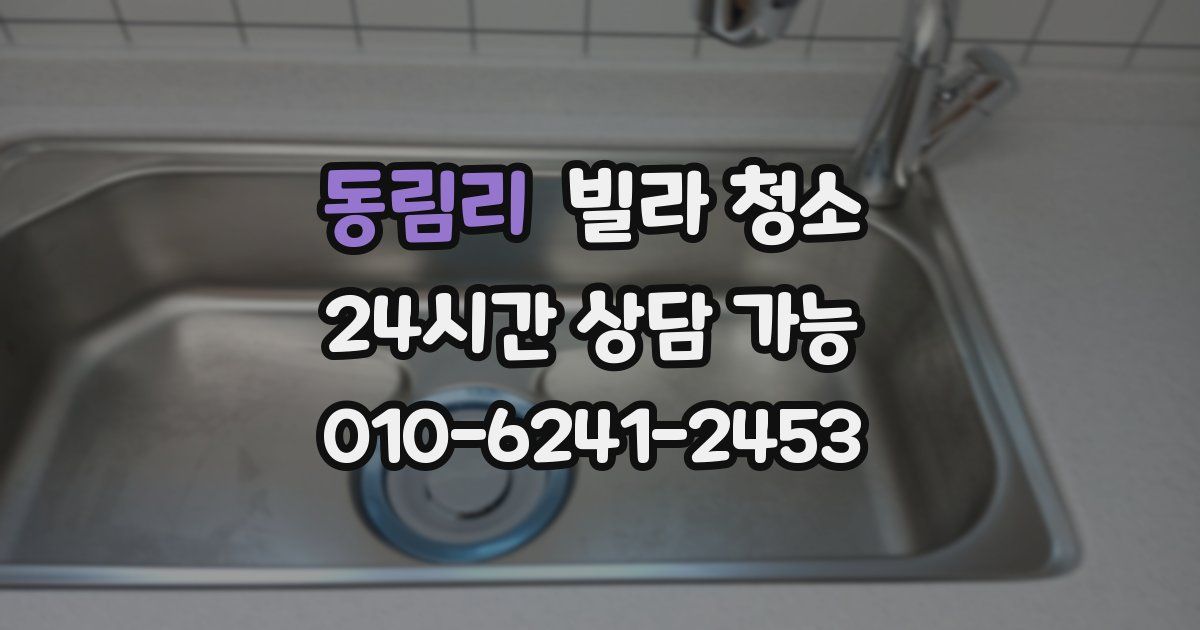 동림리 빌라 청소