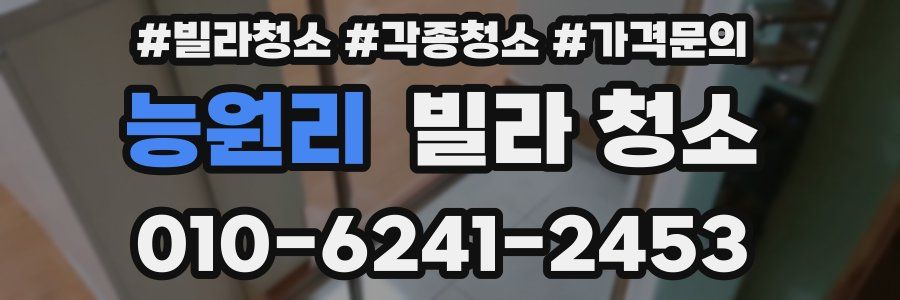 능원리 빌라 청소