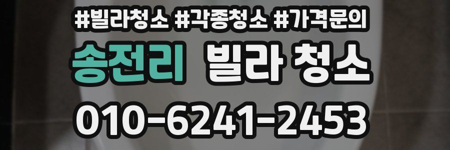 송전리 빌라 청소