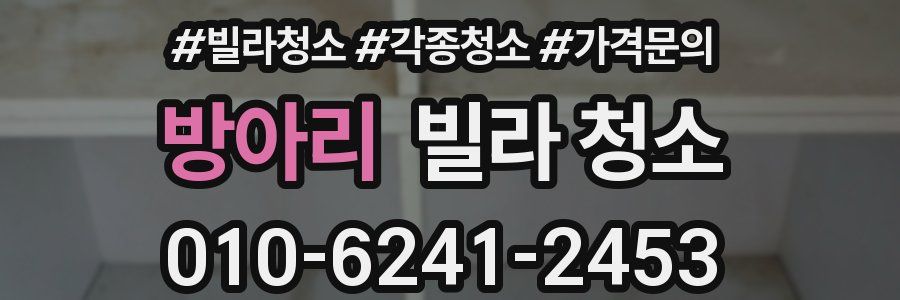 방아리 빌라 청소