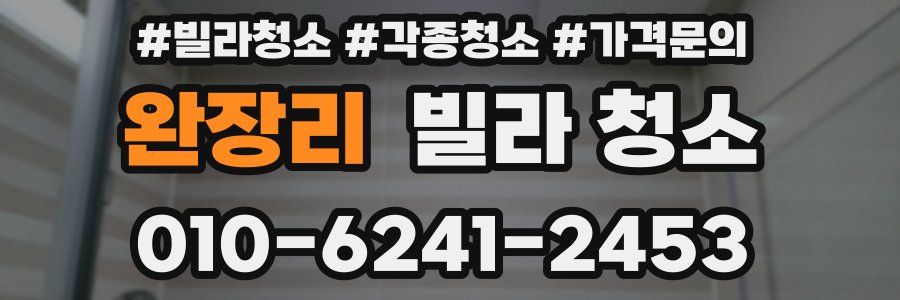 완장리 빌라 청소