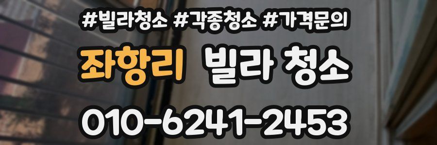 좌항리 빌라 청소