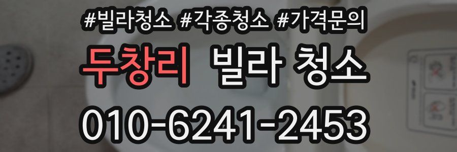 두창리 빌라 청소