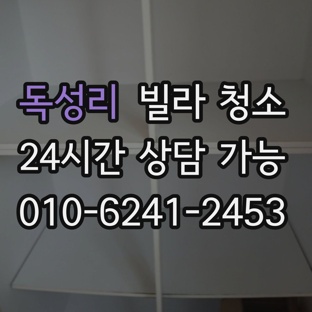 독성리 빌라 청소