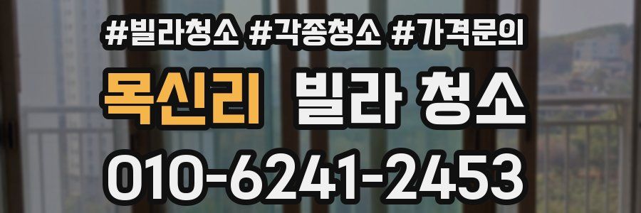 목신리 빌라 청소