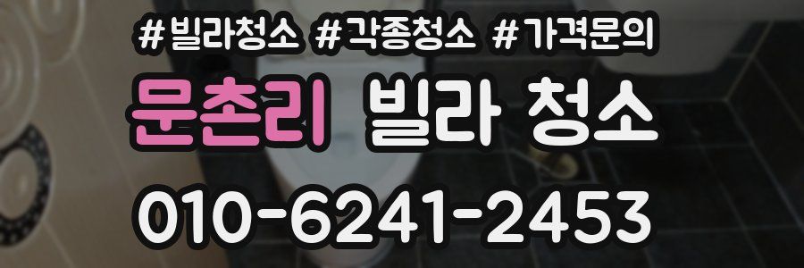 문촌리 빌라 청소