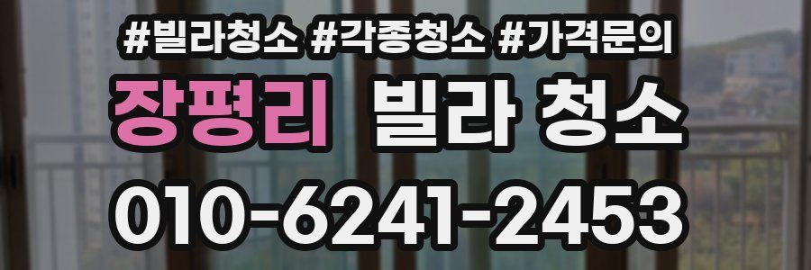 장평리 빌라 청소