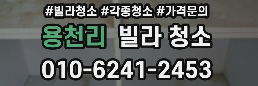 용천리 빌라 청소