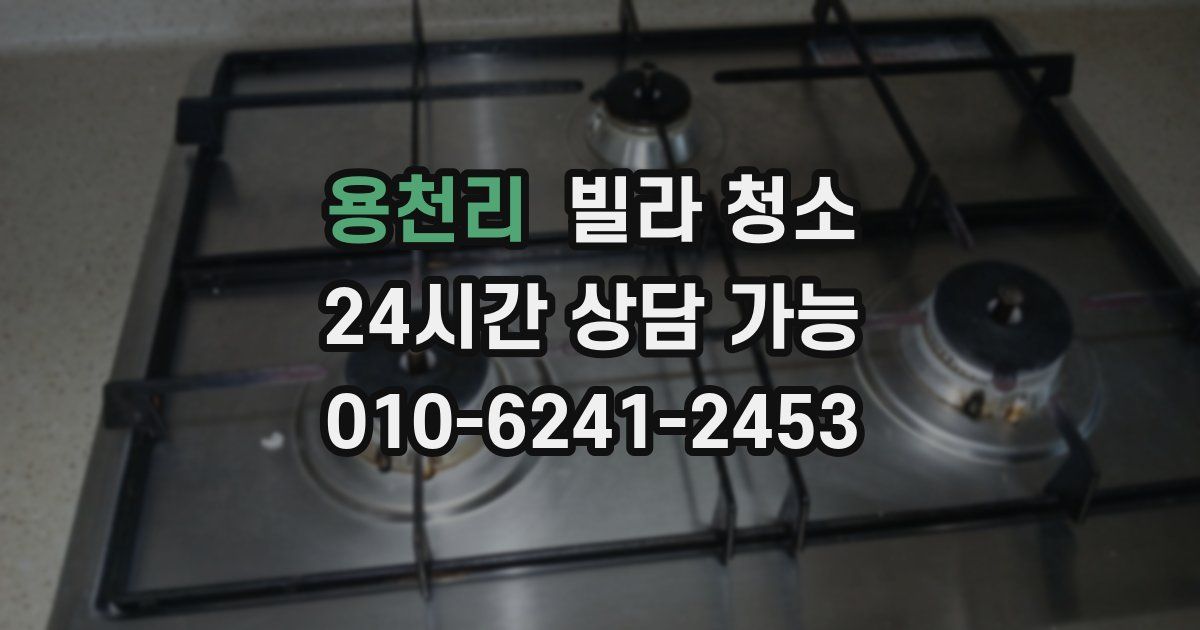 용천리 빌라 청소