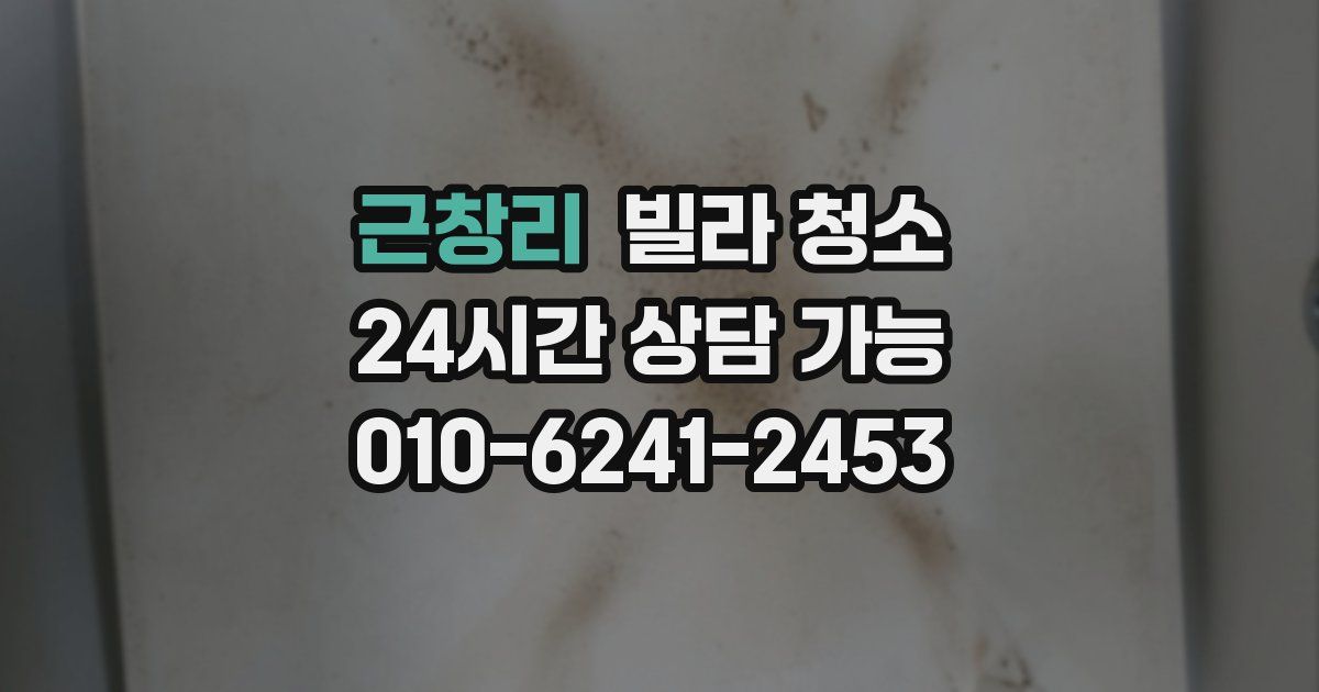 근창리 빌라 청소